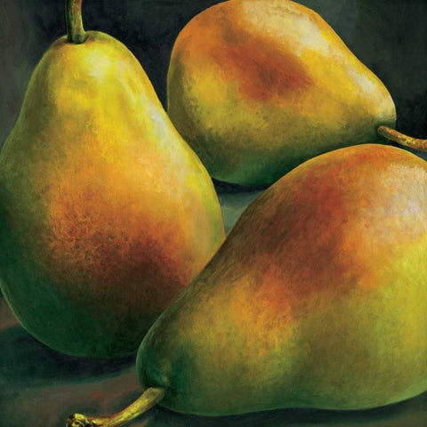 Tre pere Black Modern Wood Framed Art Print with Double Matting by Mottinelli, Stefania