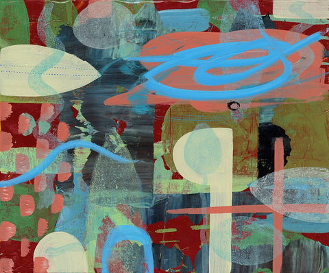 Surfline Black Ornate Wood Framed Art Print with Double Matting by Stevenett, Diane