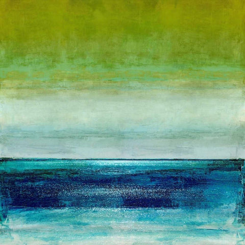 Musing White Modern Wood Framed Art Print with Double Matting by Hamilton, Taylor