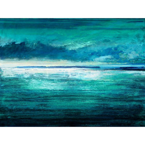 Reflection on the Horizon I Gold Ornate Wood Framed Art Print with Double Matting by Hamilton, Taylor