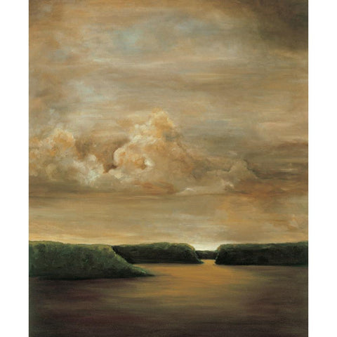 Light and Shadows I White Modern Wood Framed Art Print by Mitchell, Todd