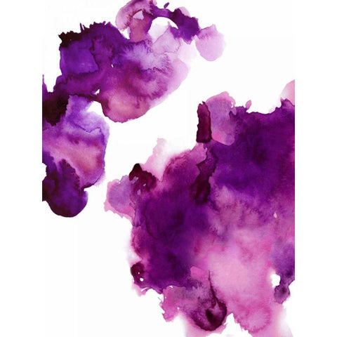 Elevate Fuchsia White Modern Wood Framed Art Print by Mitchell, Lauren