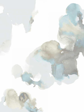 Elevate I Black Ornate Wood Framed Art Print with Double Matting by Mitchell, Lauren