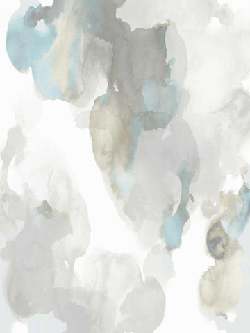 Elevate II White Modern Wood Framed Art Print with Double Matting by Mitchell, Lauren