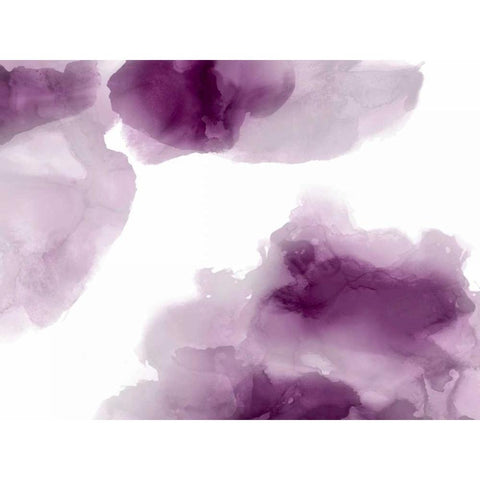 Elevate in Amethyst Gold Ornate Wood Framed Art Print with Double Matting by Mitchell, Lauren