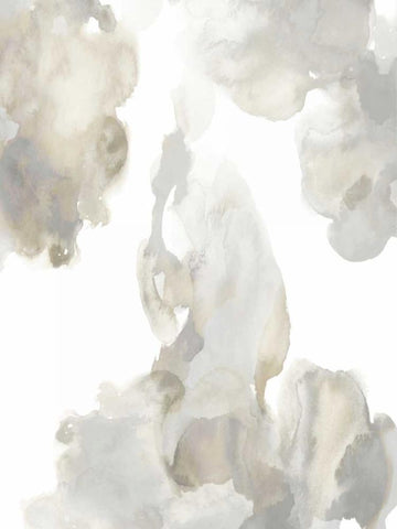 Elevate in Grey I White Modern Wood Framed Art Print with Double Matting by Mitchell, Lauren