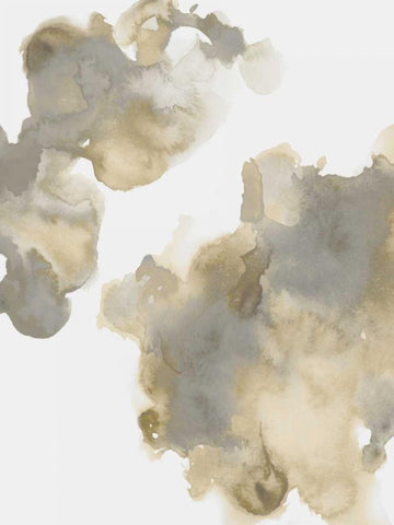 Elevate in Neutral I White Modern Wood Framed Art Print with Double Matting by Mitchell, Lauren