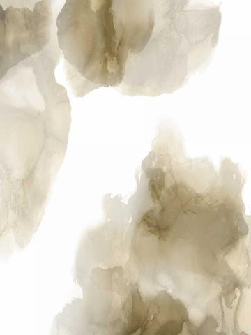 Elevate in Neutral II Black Ornate Wood Framed Art Print with Double Matting by Mitchell, Lauren