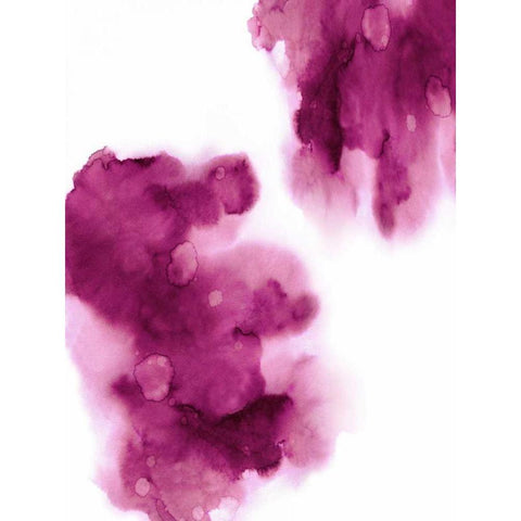 Entice in Fuchsia Gold Ornate Wood Framed Art Print with Double Matting by Mitchell, Lauren