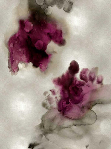 Tempting II in Silver White Modern Wood Framed Art Print with Double Matting by Mitchell, Lauren