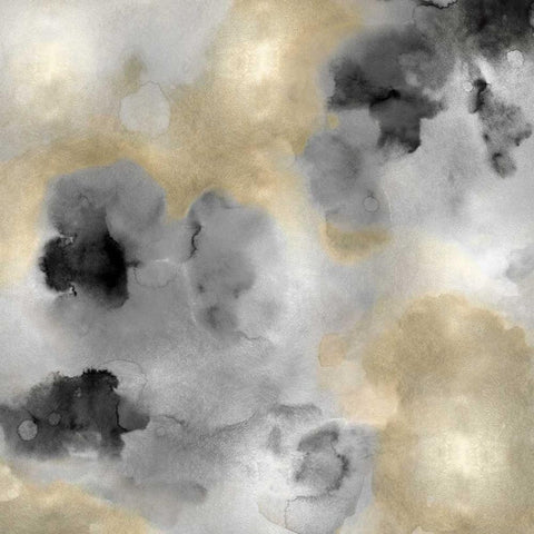 Whisper I Black Modern Wood Framed Art Print with Double Matting by Mitchell, Lauren