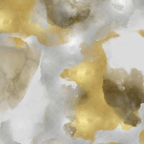 Whisper in Gold I Gold Ornate Wood Framed Art Print with Double Matting by Mitchell, Lauren