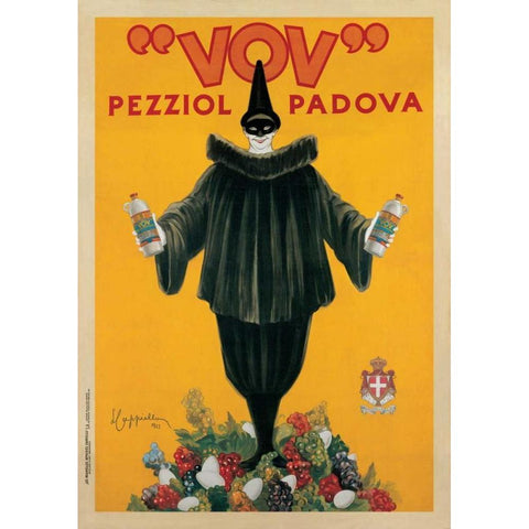 Vov-1922 Black Modern Wood Framed Art Print with Double Matting by Cappiello, Leonetto