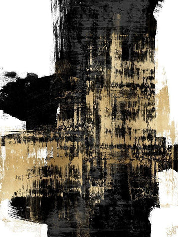 Resounding I White Modern Wood Framed Art Print with Double Matting by Wise, Alex