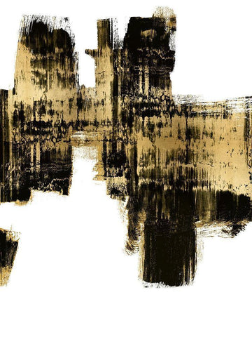 Resounding III White Modern Wood Framed Art Print with Double Matting by Wise, Alex