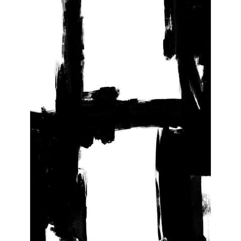 Structured II White Modern Wood Framed Art Print by Wise, Alex