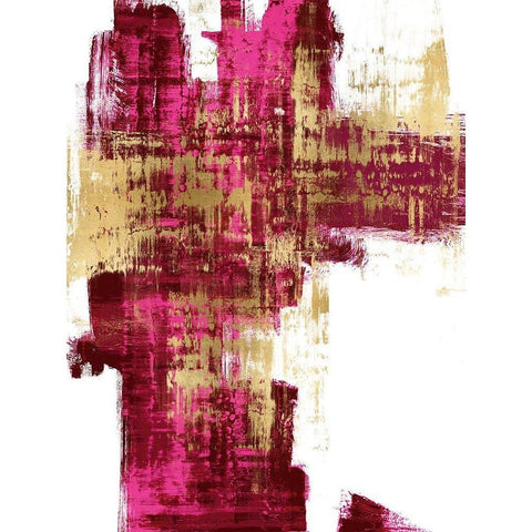 Dynamic I Black Modern Wood Framed Art Print with Double Matting by Wise, Alex