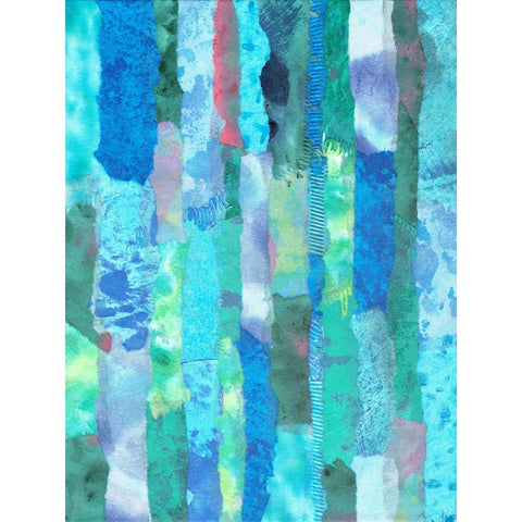 Mr Cs Crazy Quilt White Modern Wood Framed Art Print by Zaremba, Hillel