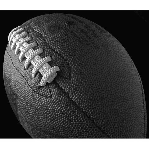 Footbal Bw 2 Black Modern Wood Framed Art Print by Reynolds, Richard