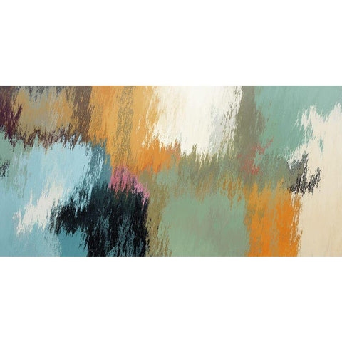 Color Blend I White Modern Wood Framed Art Print by Bolokofsky, Ronald