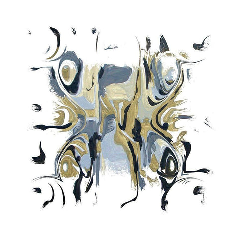 Which Way IV White Modern Wood Framed Art Print by Bolokofsky, Ronald