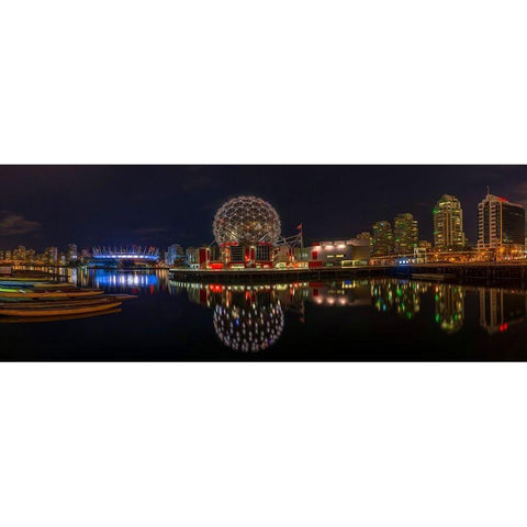 False Creek III White Modern Wood Framed Art Print by Bolokofsky, Ronald