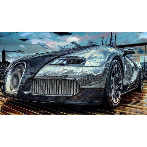 Bugatti I Gold Ornate Wood Framed Art Print with Double Matting by Bolokofsky, Ronald