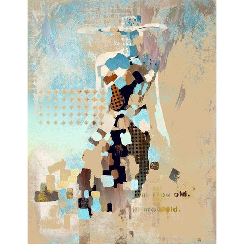 Dream Fashion II Black Modern Wood Framed Art Print with Double Matting by Bolokofsky, Ronald