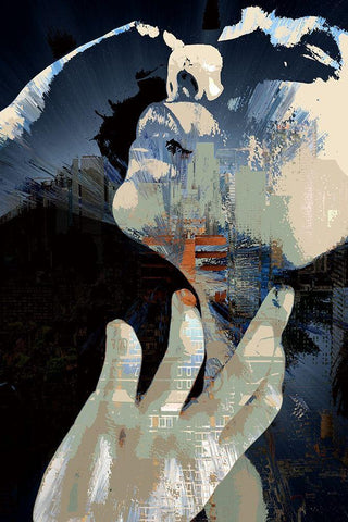 In Your Wildest Dreams White Modern Wood Framed Art Print with Double Matting by Bolokofsky, Ronald