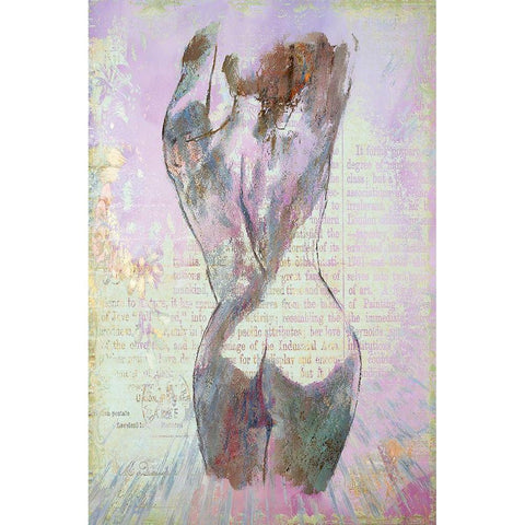 Lavender Beauty White Modern Wood Framed Art Print by Bolokofsky, Ronald