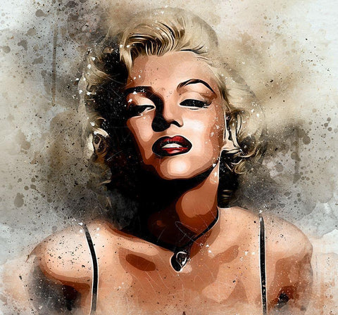 Remembering Marilyn  Black Ornate Wood Framed Art Print with Double Matting by Bolokofsky, Ronald
