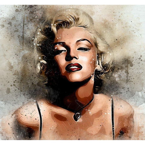 Remembering Marilyn  Black Modern Wood Framed Art Print by Bolokofsky, Ronald