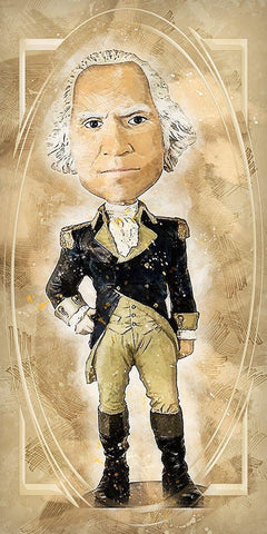 Washington Black Ornate Wood Framed Art Print with Double Matting by Bolokofsky, Ronald