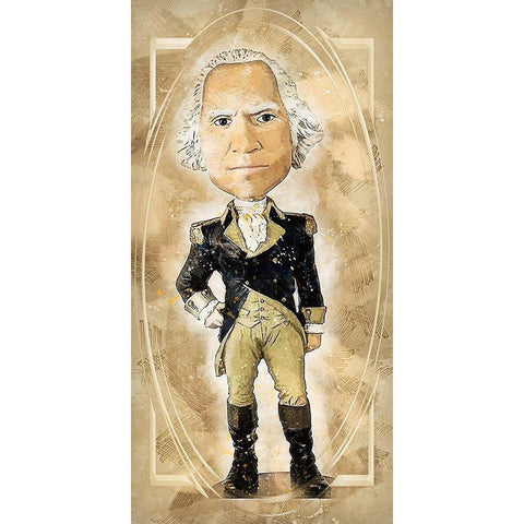 Washington Black Modern Wood Framed Art Print by Bolokofsky, Ronald