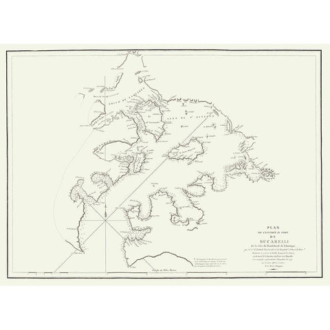 Bucarelli Bay Alaska - LImprimeire 1797 Black Modern Wood Framed Art Print with Double Matting by L''Imprimeire