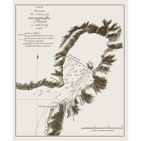 Disenchantment Bay Alaska - Espinosa y Tello 1802 Black Modern Wood Framed Art Print with Double Matting by Espinosa