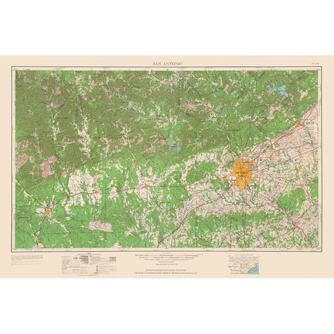 Nenana-Kantishna Region Alaska - USGS 1919 Black Modern Wood Framed Art Print with Double Matting by USGS