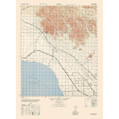 Frink Sheet - US Army 1944 White Modern Wood Framed Art Print by US Army