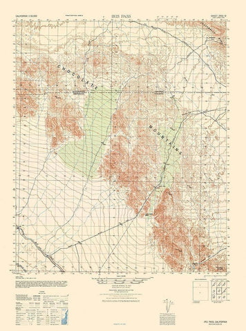 Iris Pass Sheet - US Army 1945 Black Ornate Wood Framed Art Print with Double Matting by US Army