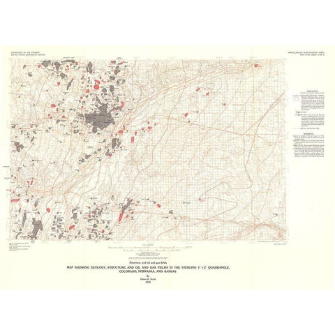 Sterling Quad of Structure Oil Gas Fields Black Modern Wood Framed Art Print with Double Matting by Scott