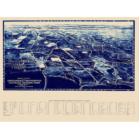 Chickamauga Chattanooga National Military Park Black Modern Wood Framed Art Print by Shutting