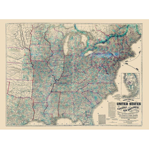 Canada New Brunswick  Atlantic Gulf Coasts Black Modern Wood Framed Art Print by Lloyd