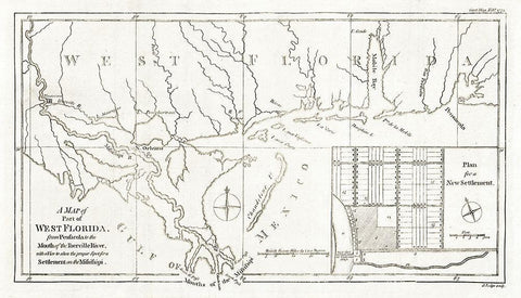 West Florida - Lodge 1772  White Modern Wood Framed Art Print with Double Matting by Lodge