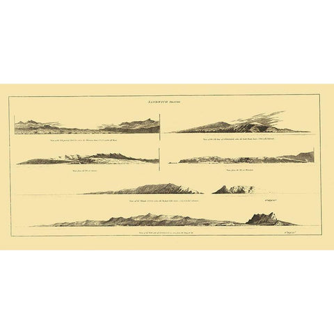 Sandwich Islands or Hawaii - Robinson 1798 Black Modern Wood Framed Art Print by Robinson