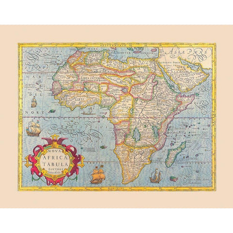 Africa - Hondio Black Modern Wood Framed Art Print by Hondio