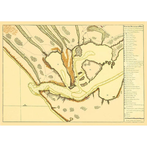 Rio Grande El San Pedro Brazil - Garzia 1760 White Modern Wood Framed Art Print by Garzia