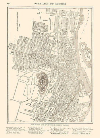 Quebec Canada - Reynold 1921 Black Ornate Wood Framed Art Print with Double Matting by Reynold