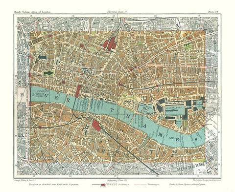 Tower of London England - Philip 1904 White Modern Wood Framed Art Print with Double Matting by Philip