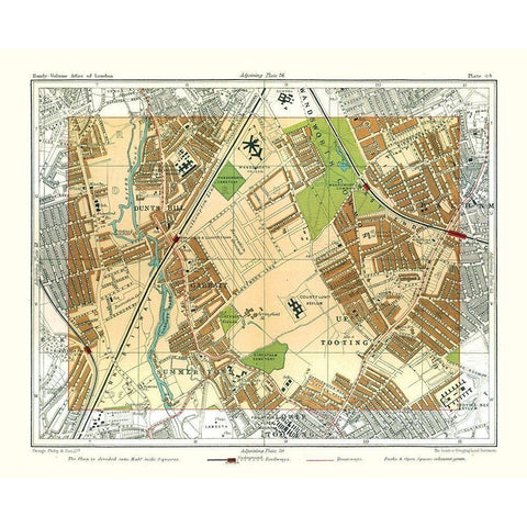 Wandsworth Common London England - Philip 1904 White Modern Wood Framed Art Print by Philip