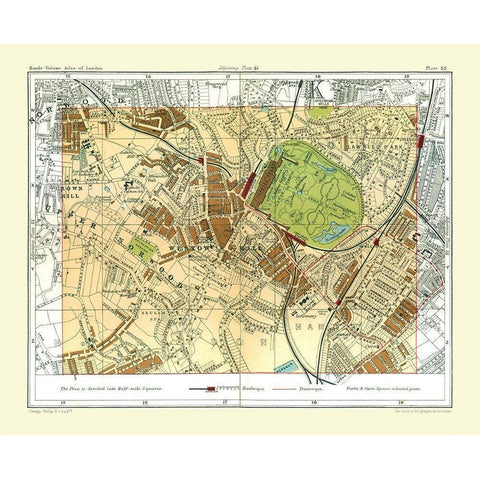 Crystal Palace London England - Philip 1904 Black Modern Wood Framed Art Print by Philip